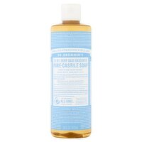 Dr. Bronner's 18-In-1 Hemp Baby Unscented Pure-Castile Soap, 16 fl oz