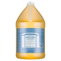 Dr. Bronner's 18-in-1 Pure-Castile Baby Unscented Magic Soap, 1 gallon