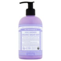 Dr. Bronner's 4-in-1 Lavender Organic Sugar Soap, 12 fl oz