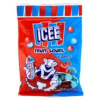 Canel's Icee Cherry & Blue Raspberry Flavors Fruit Sours, 4 oz