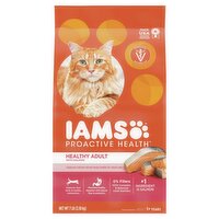 Iams Proactive Health Healthy Adult with Salmon Premium Cat Nutrition, Adult 1+ Years, 7 lb