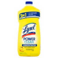 Lysol Power Clean Sparkling Lemon & Sunflower Essence Scent Multi-Surface Cleaner, 48 fl oz, 48 Fluid ounce
