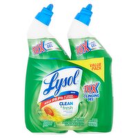 Lysol Clean & Fresh Country Scent Toilet Bowl Cleaner Value Pack, 24 fl oz, 2 count, 48 Ounce