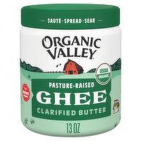 Organic Valley Clarified Butter Ghee, 13 oz