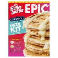 Mrs. Butterworth's Cinnabon Bakery Inspired Epic Pancake Kit, 16 oz