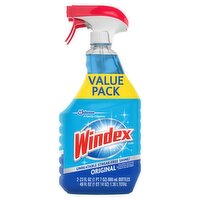 Windex Original Cleaner Value Pack, 23 fl oz, 2 count, 46 Fluid ounce