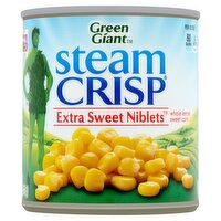 Green Giant Steam Crisp Extra Sweet Niblets Whole Kernel Sweet Corn, 11 oz