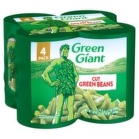 Green Giant Cut Green Beans, 14.5 oz, 4 count