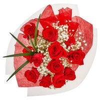 Premium Dozen Red Rose Bouquet