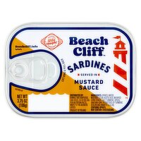 Beach Cliff Sardines Served in Mustard Sauce, 3.75