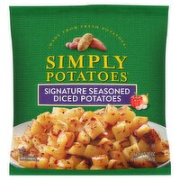 Simply Potatoes Signature Seasoned Diced Potatoes, 20 oz, 20 Ounce