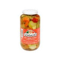 Gonsalves Pickles - Mixed Hot, 32 fl oz