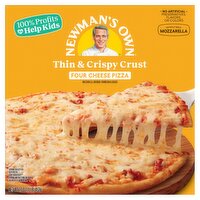 Newman's Own Thin & Crispy Crust Four Cheese Pizza, 16 oz