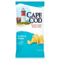 Cape Cod Sea Salt & Vinegar Kettle Cooked Potato Chips, 8 oz
