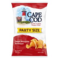 Cape Cod Sweet Mesquite Barbeque Kettle Cooked Potato Chips Party Size, 13 oz