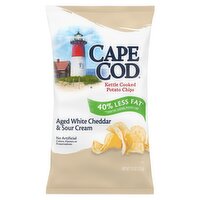 Cape Cod Aged White Cheddar & Sour Cream Kettle Cooked Potato Chips, 7.5 oz