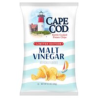Cape Cod Malt Vinegar Kettle Cooked Potato Chips Limited Edition, 6.5 oz