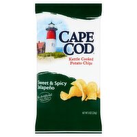 Cape Cod Sweet & Spicy Jalapeño Kettle Cooked Potato Chips, 8 oz