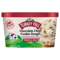 TURKEY HILL Chocolate Chip Cookie Dough Premium Ice Cream, 1.44 qt