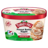 TURKEY HILL Peanut Butter Ripple Frozen Dairy Dessert, 1.44 qts, 46 Fluid ounce