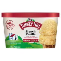 TURKEY HILL French Vanilla Premium Ice Cream, 1.44 qts, 46 Fluid ounce