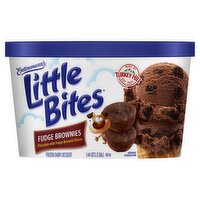 Entenmann's Little Bites Fudge Brownies Frozen Dairy Dessert, 1.44 qts
