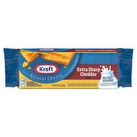 Kraft Extra Sharp Cheddar Natural Cheese, 8 oz