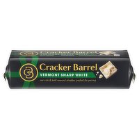 Cracker Barrel CB Block Vermont Sharp White Cheddar Cheese, 8 oz