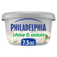 Philadelphia Chive & Onion Cream Cheese Spread, 7.5 oz