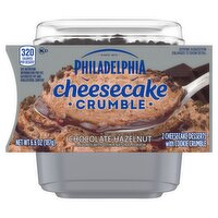 Philadelphia Chocolate Hazelnut Cheesecake Desserts with Cookie Crumble, 2 count, 6.6 oz, 6.6 Ounce