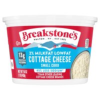 Breakstone's 2% Milkfat Lowfat Small Curd Cottage Cheese, 16 oz, 16 Ounce