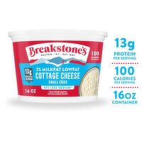 Breakstone's 2% Milkfat Lowfat Small Curd Cottage Cheese, 16 oz