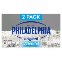 Philadelphia Original Neufchatel Cheese, 8 oz, 2 count, 16 Ounce