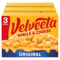 Velveeta Original Shell Pasta & Cheese Sauce, 12 oz, 3 count