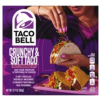 Taco Bell Crunchy & Soft Taco Cravings Kit, 6 count, 12.9 oz