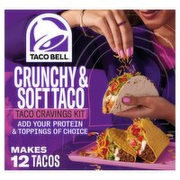 Taco Bell Crunchy & Soft Taco Cravings Kit, 6 count, 12.9 oz