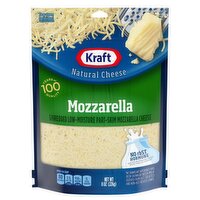 Kraft Mozzarella Natural Cheese, 8 oz