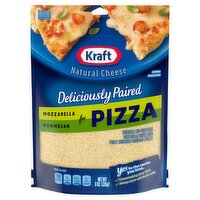 Kraft Deliciously Paired Mozzarella, Parmesan Cheese for Pizza, 8 oz