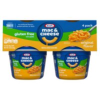  Kraft Mac & Cheese Original Flavor Pasta & Cheese Sauce Mix, 1.9 oz, 4 count