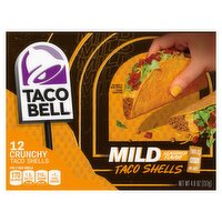 Taco Bell Mild Seasoned Flavor Crunchy Taco Shells, 12 count, 4.8 oz