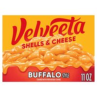 Velveeta Buffalo Style Flavored Shells Pasta with Cheese Sauce & Seasoning, 11 oz