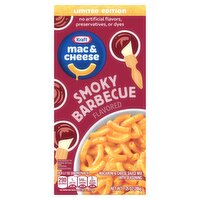 Kraft Smoky Barbecue Flavored Macaroni & Cheese Sauce Mix with Seasoning Limited Edition, 7.25 oz