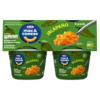 Kraft Mac & Cheese Jalapeño Macaroni & Cheese Sauce Mix with Seasoning, 2.05 oz, 4 count