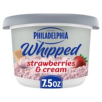 Philadelphia Strawberries & Cream Whipped Cheese Spread, 7.5 oz