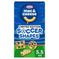 Kraft Mac & Cheese Soccer Shapes Pasta and Cheese Sauce Mix Limited Edition, 5.5 oz