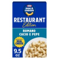 Kraft Mac & Cheese Romano Cacio E Pepe Pasta and Cheese Sauce Mix Restaurant Edition, 9.5 oz