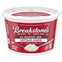 Breakstone's 4% Milkfat Min. Large Curd Cottage Cheese, 16 oz, 16 Ounce