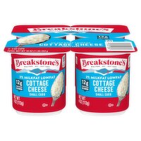 Breakstone's 2% Milkfat Lowfat Small Curd Cottage Cheese, 4 oz, 4 count