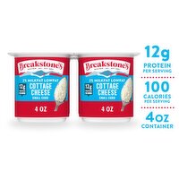 Breakstone's 2% Milkfat Lowfat Small Curd Cottage Cheese, 4 oz, 4 count, 16 Ounce