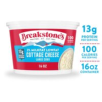 Breakstone's 2% Milkfat Lowfat Large Curd Cottage Cheese, 16 oz, 16 Ounce